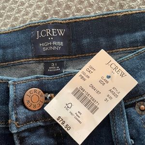 JCREW SKINNY JEANS HIGH RISE
